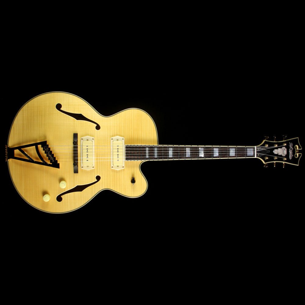 D'Angelico EX-59 Archtop Electric Guitar Natural — 2