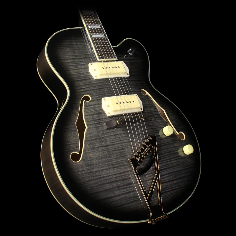 D'Angelico EX-59 Archtop Electric Guitar Grey Burst — 1