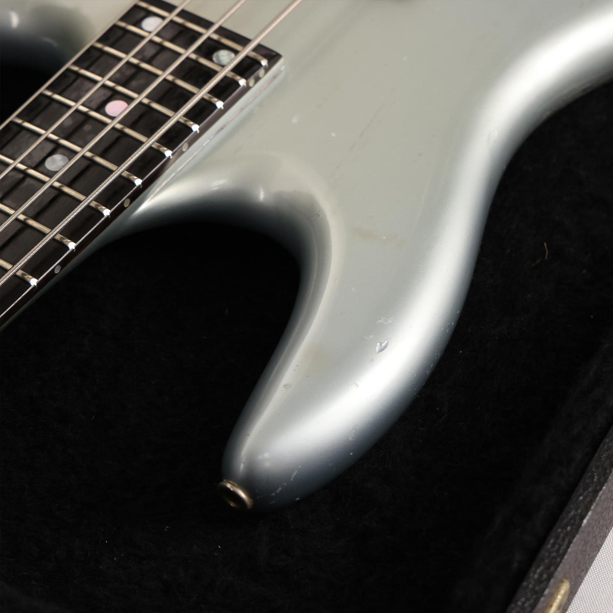 1987 Ken Smith 4-String Bass Silver — 7