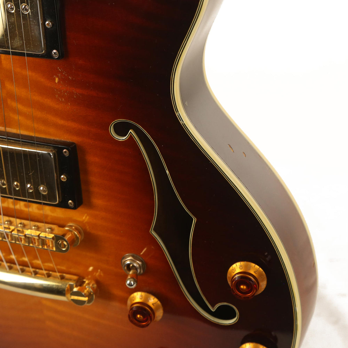 Eastman T185MX Thinline Semi-Hollow Sunburst 2008 — 8