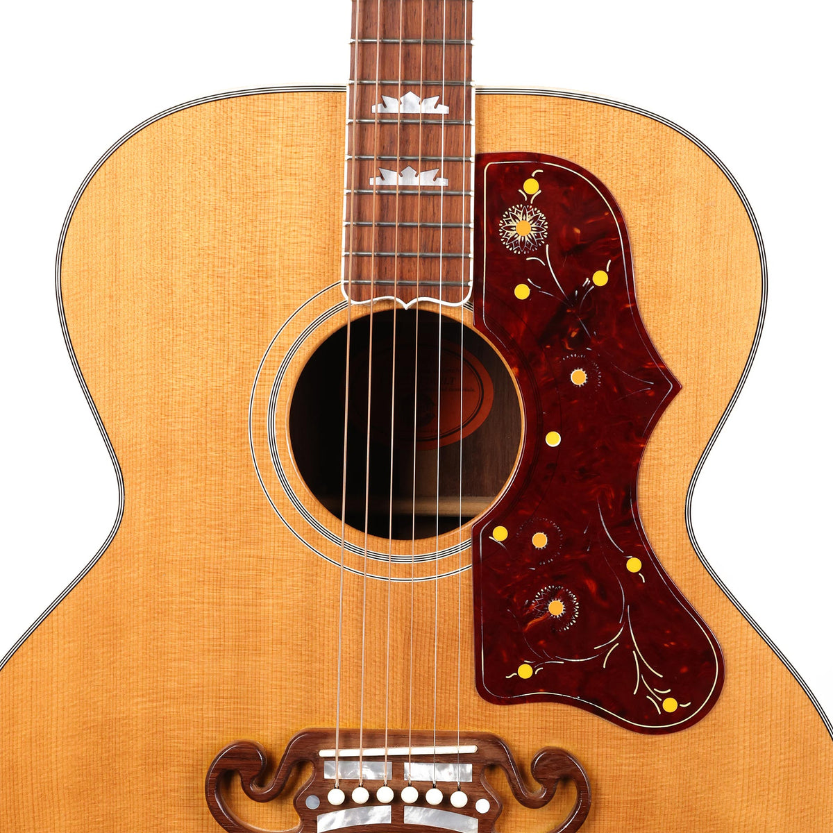 2005 Gibson Custom Shop SJ-200 Acoustic Madagascar Rosewood Natural — 5