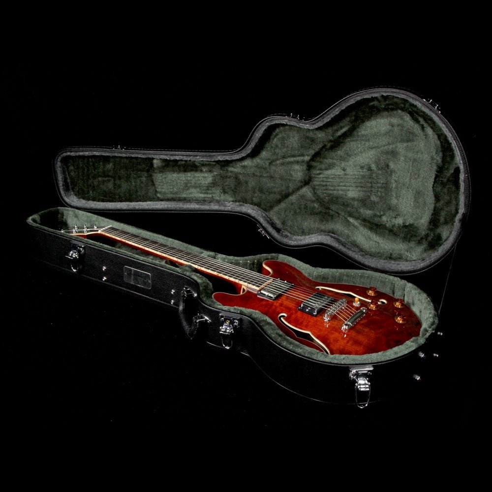 Eastman T184MX Thinline Hollowbody Electric Guitar Classic Finish — 7