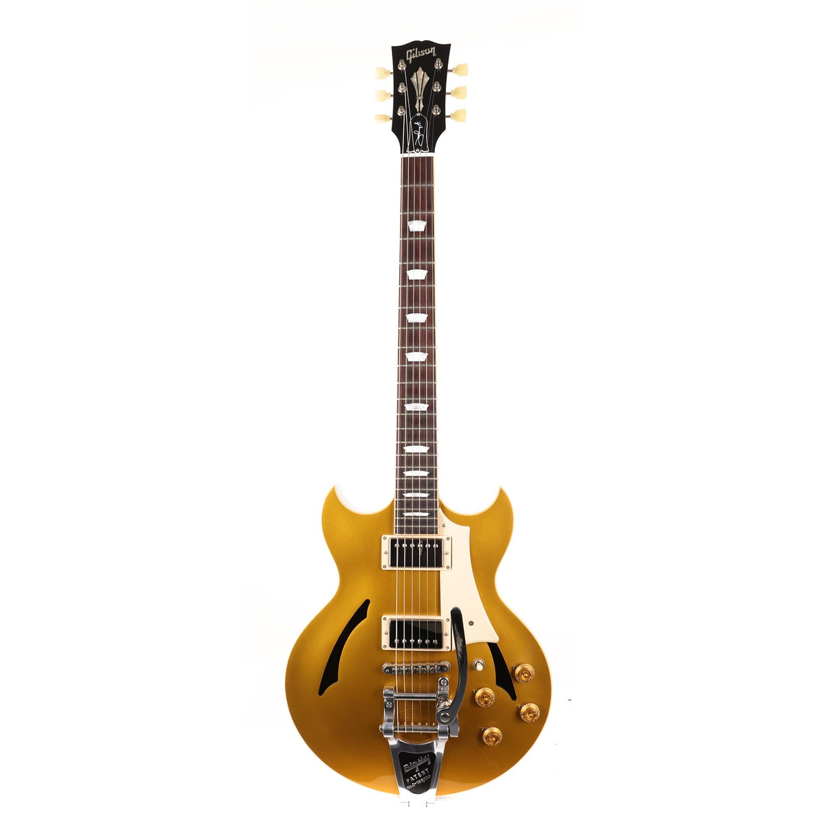 Gibson Custom Johnny A. Standard Bigsby Antique Gold Used — 2