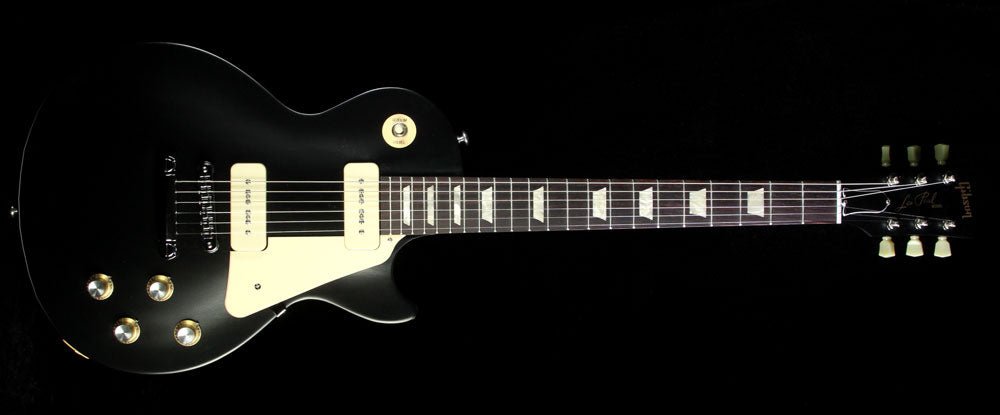 ギター Gibson LesPaul '60sTributeSatinEbony2016 2016 Gibson Les Paul Special '60s Tribute Electric Guitar Satin