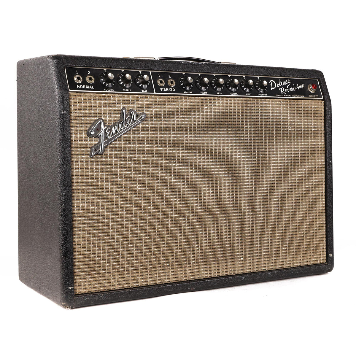 1966 Fender Deluxe Reverb Combo Amplifier — 1