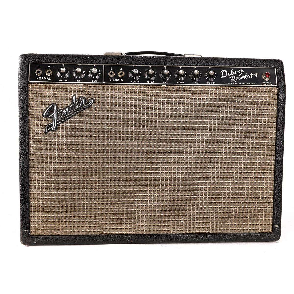 1966 Fender Deluxe Reverb Combo Amplifier — 2