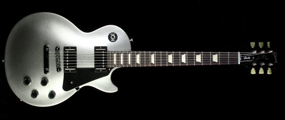 2016 Gibson Les Paul Studio Electric Guitar Silver Pearl — 2