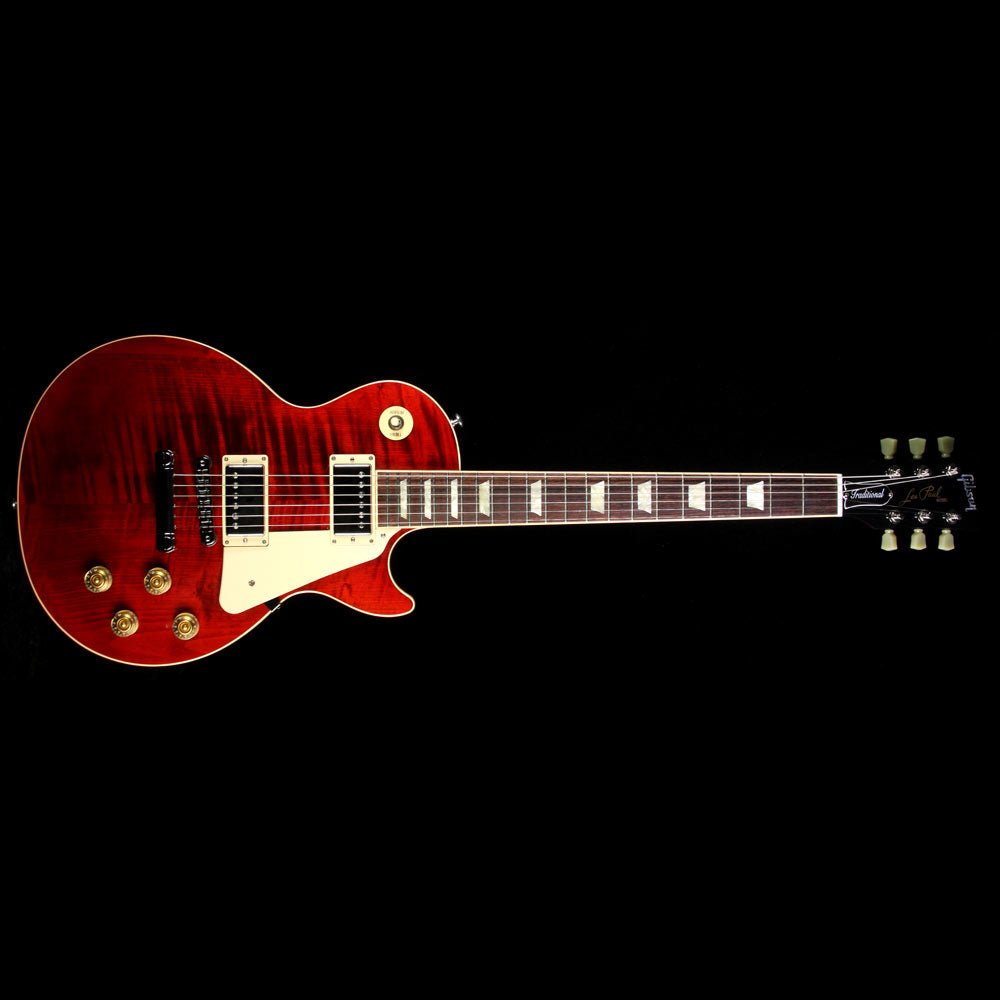 2016 Gibson Les Paul Traditional Premium Electric Guitar Wine Red — 2