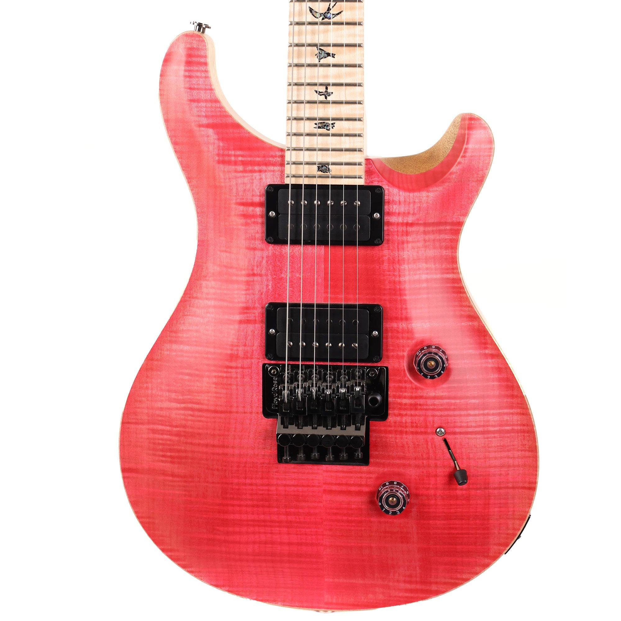 PRS Custom 24 Floyd Rose Wood Library Bonnie Pink Satin 2022 | The