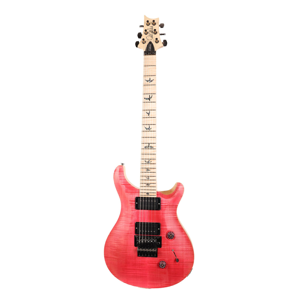 PRS Custom 24 Floyd Rose Wood Library Bonnie Pink Satin 2022 — 2