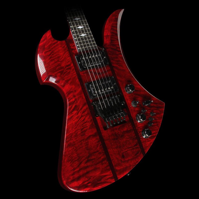 B.C. Rich Handcrafted Mockingbird Electric Guitar Dragons Blood — 1