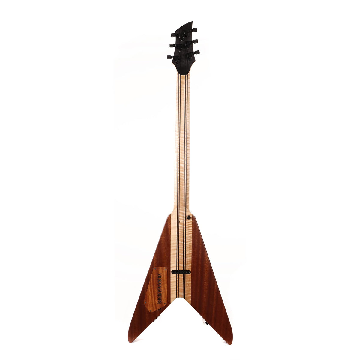 Vicious Guitars Kage Spalted Maple Guitar Natural Used — 3