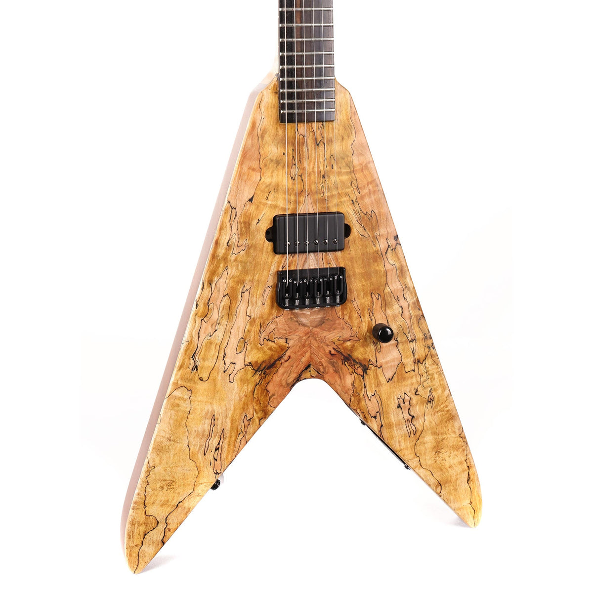 Vicious Guitars Kage Spalted Maple Guitar Natural Used — 7