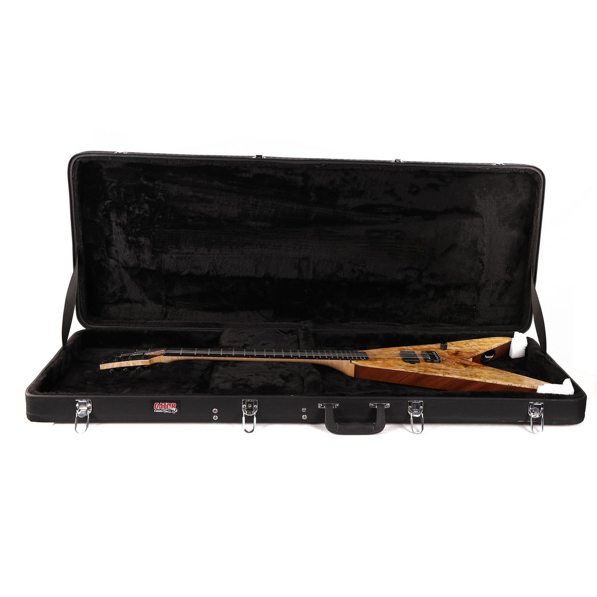 Vicious Guitars Kage Spalted Maple Guitar Natural Used — 8