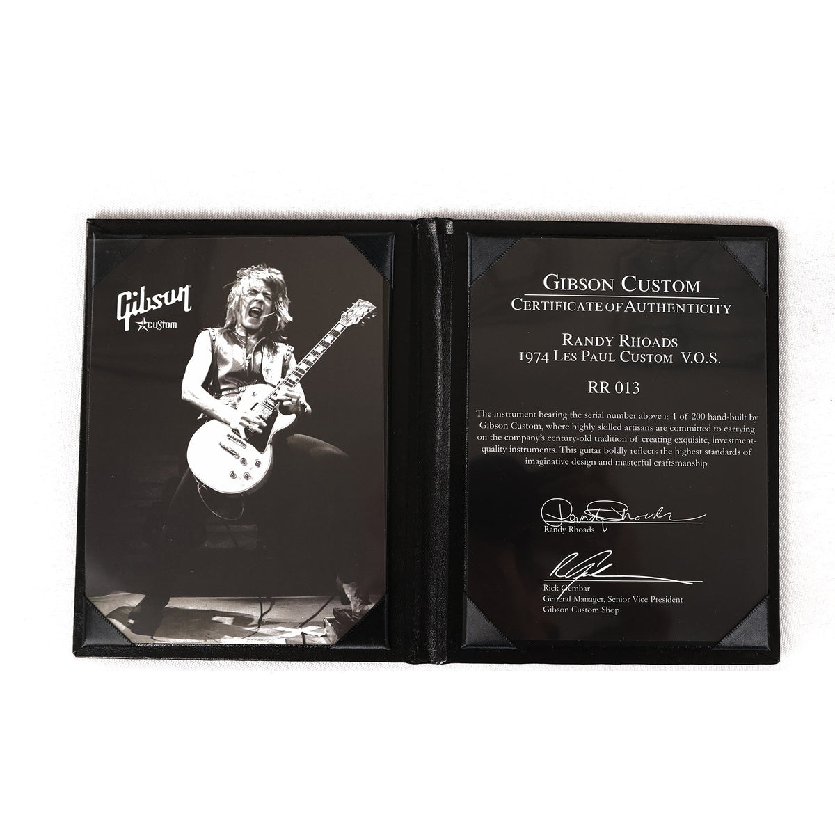 Gibson Custom Shop Randy Rhoads 1974 Les Paul Custom VOS 2010 — 10