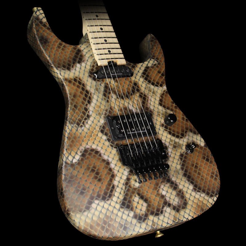 Charvel Custom Shop Warren DeMartini Signature Dinky Electric Guitar Snakeskin — 1