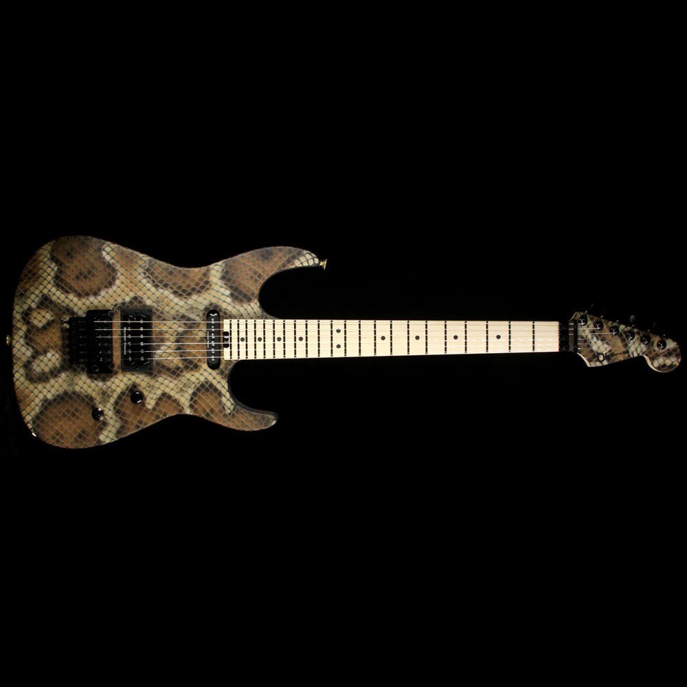Charvel Custom Shop Warren DeMartini Signature Dinky Electric Guitar Snakeskin — 2