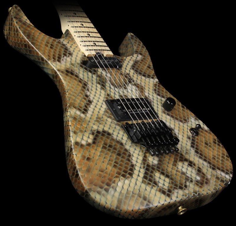 Charvel Custom Shop Warren DeMartini Signature Dinky Electric Guitar Snakeskin — 1