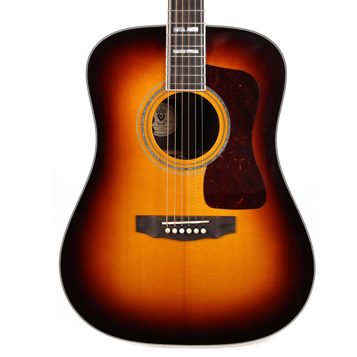 Guild D55e Acoustic-Electric Antique Burst 2013 — 1