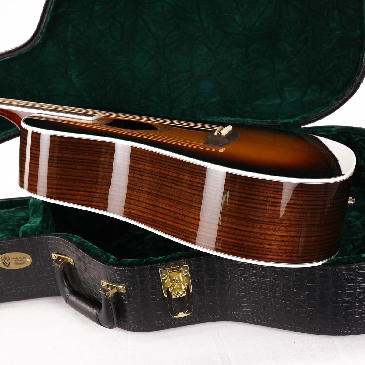 Guild D55e Acoustic-Electric Antique Burst 2013 — 6