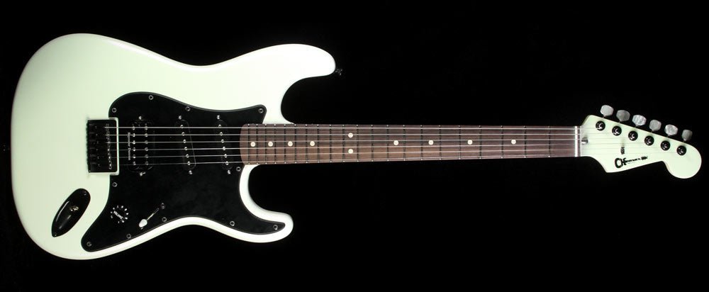 Charvel USA Jake E Lee White Pearl Signature So-Cal Electric Guitar Pearl White — 2