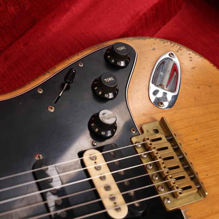 Fender Custom Shop 1966 Stratocaster HSS Ultimate Relic Masterbuilt Jason Smith Aged Natural 2023