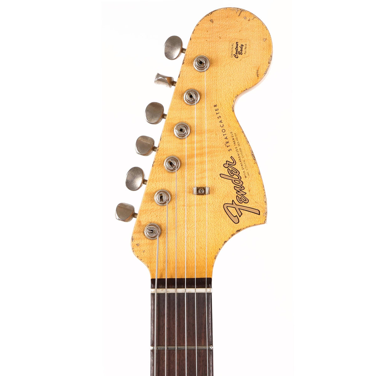 Fender Custom Shop 1966 Stratocaster HSS Ultimate Relic Masterbuilt Jason Smith Aged Natural 2023 — 8