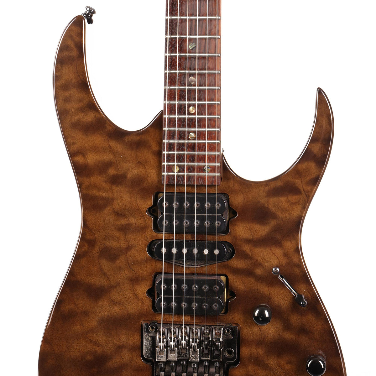 1992 Ibanez UCEWQM Transparent Ebony — 4