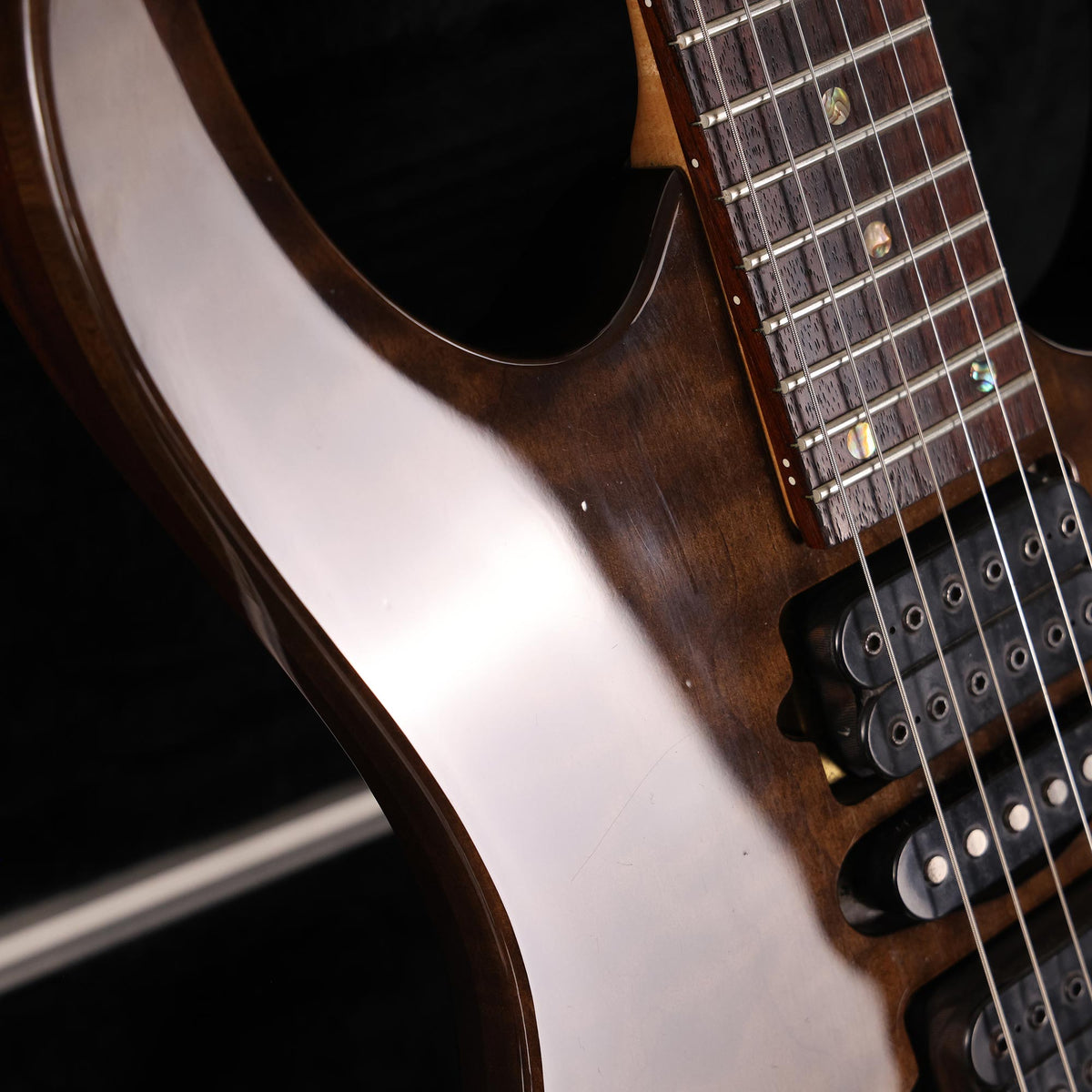 1992 Ibanez UCEWQM Transparent Ebony — 6
