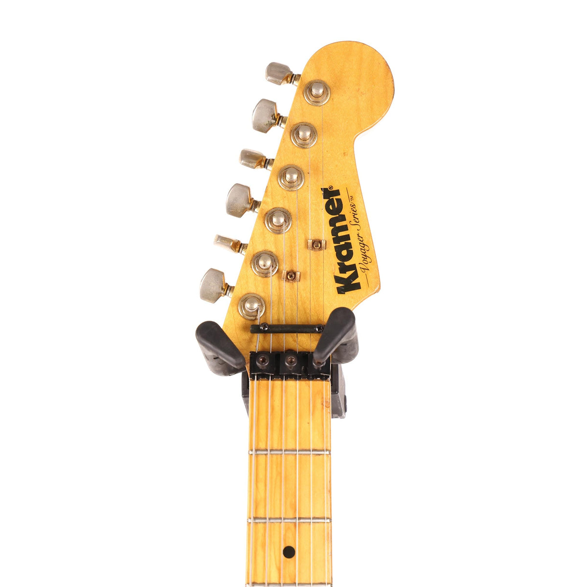 1980s Kramer Voyager Black with Lightning Bolt — 10