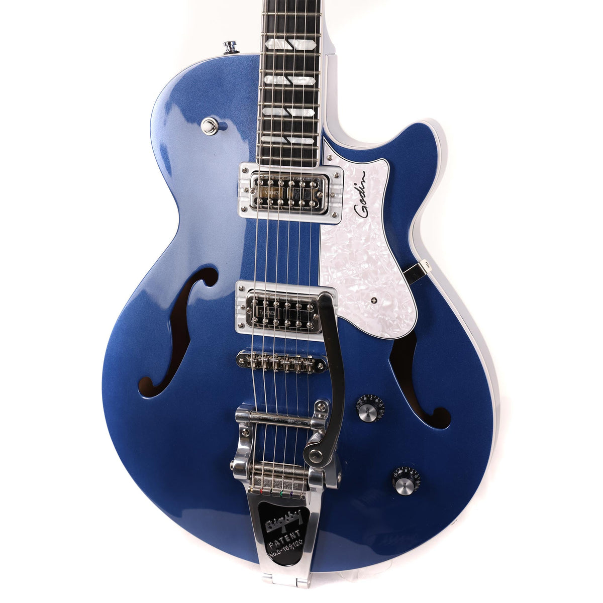 Godin Montreal Premiere LTD Desert Blue 2021 — 5