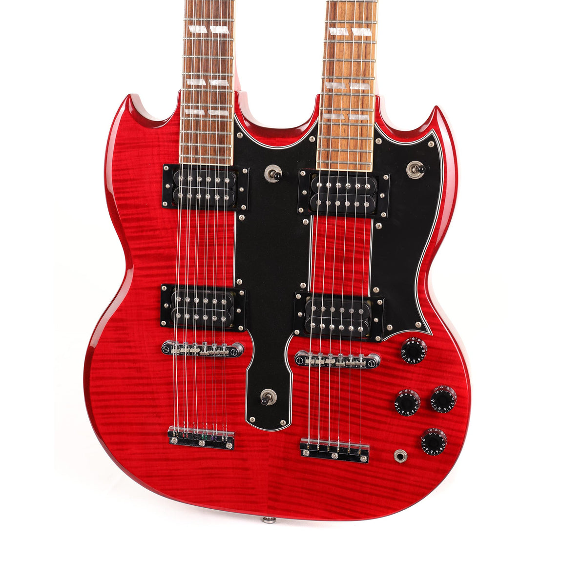 Epiphone EDS-1275 Flame Top Cherry Red 2002 | The Music Zoo