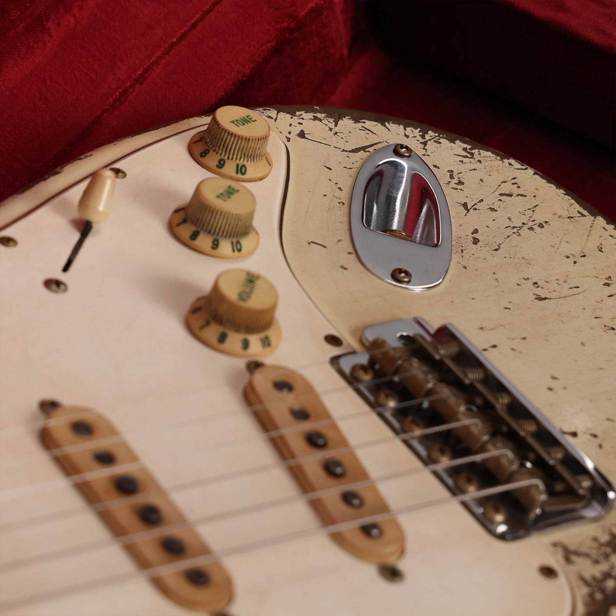 Fender Custom Shop 1960 Stratocaster Ultimate Relic Masterbuilt Jason Smith Aged Olympic White — 6