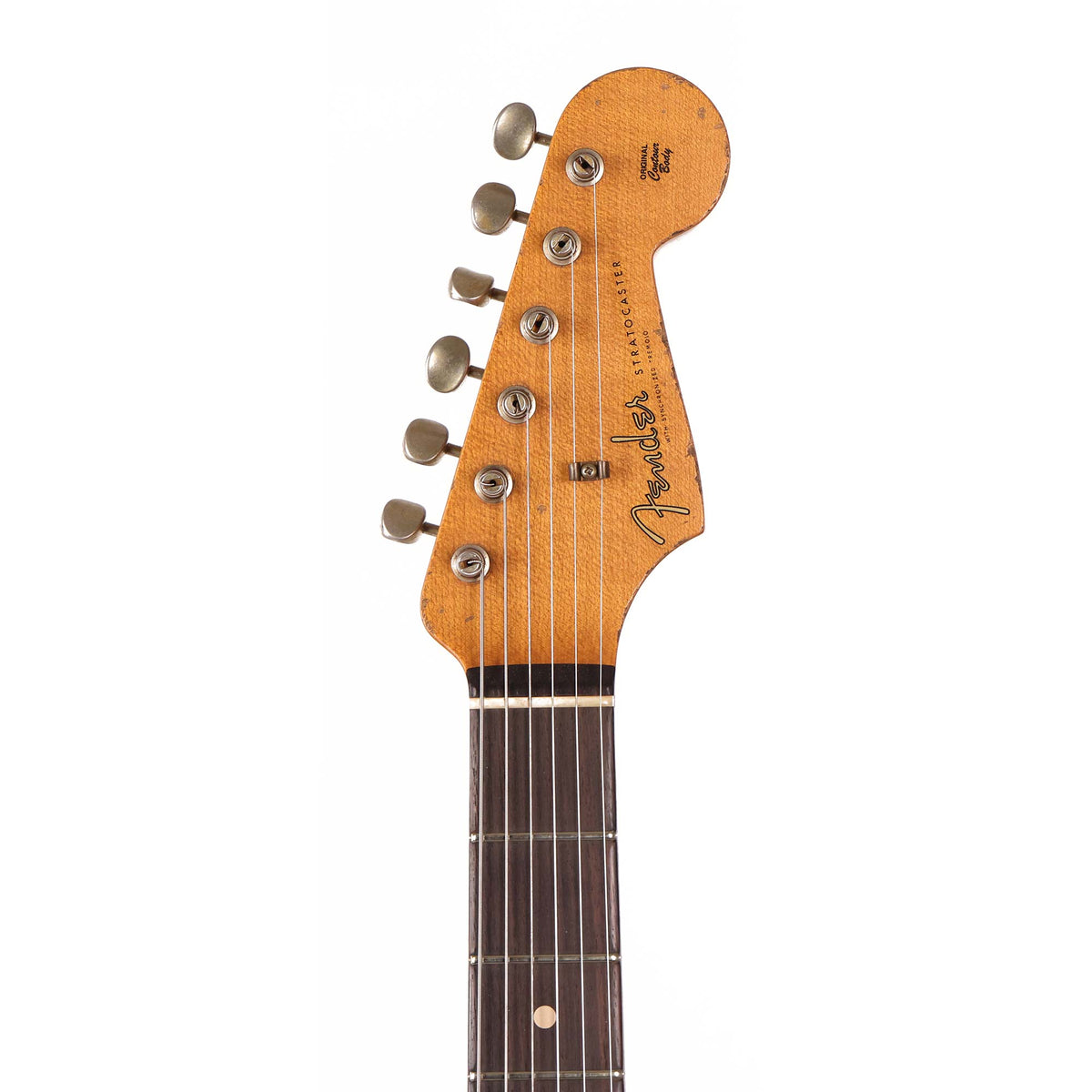 Fender Custom Shop 1960 Stratocaster Ultimate Relic Masterbuilt Jason Smith Aged Olympic White — 8