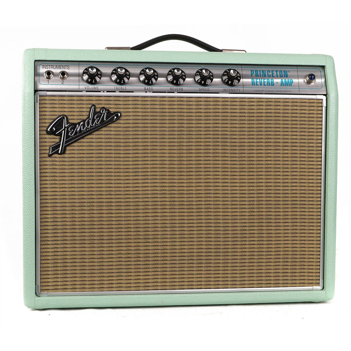 Fender FSR '68 Princeton Reverb Amplifier Surf Green with Celestion G10