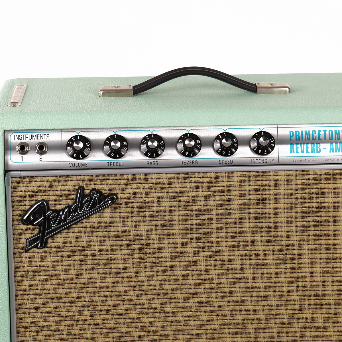Fender FSR '68 Princeton Reverb Amplifier Surf Green with Celestion G10 — 3
