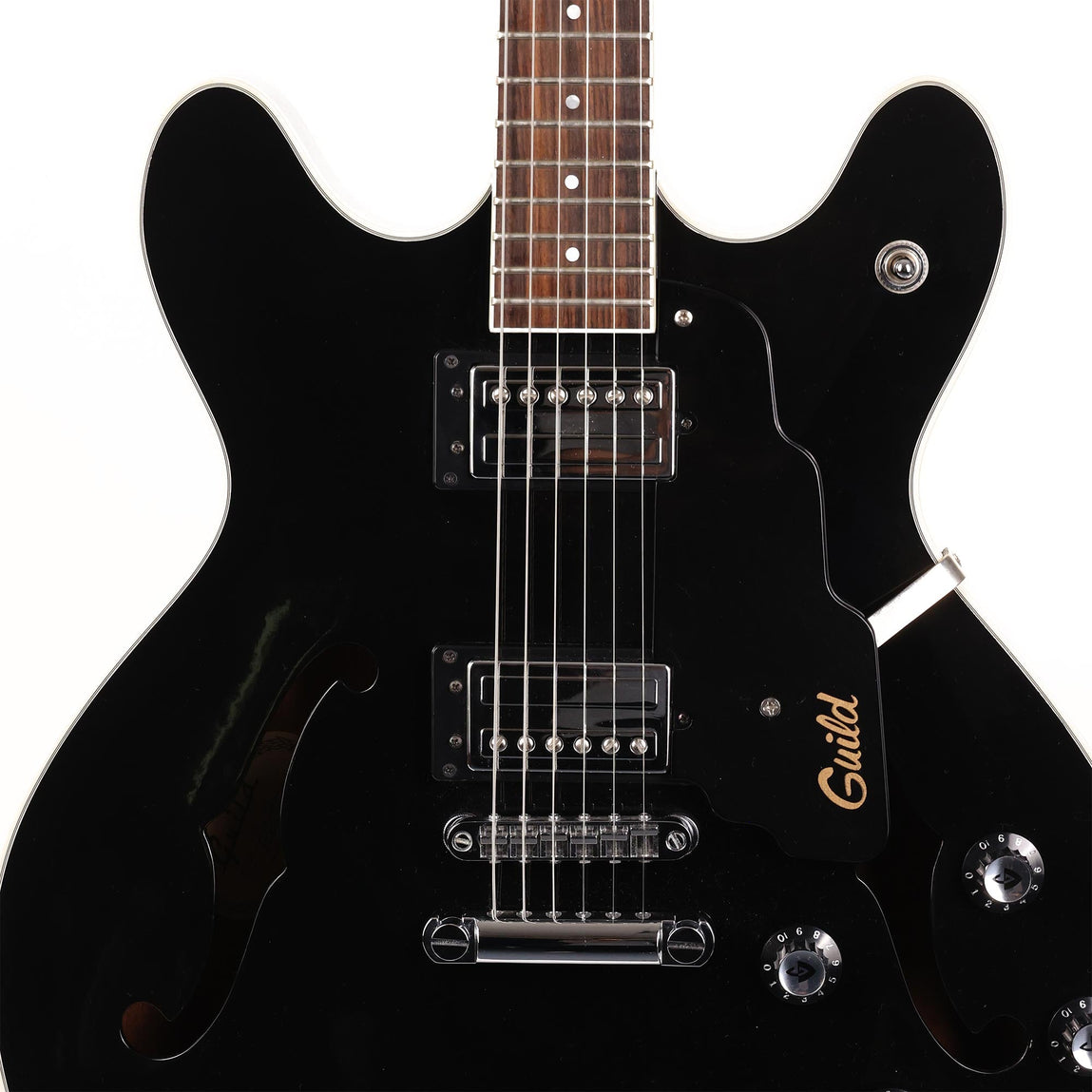 1997 Guild Starfire IV Black | The Music Zoo
