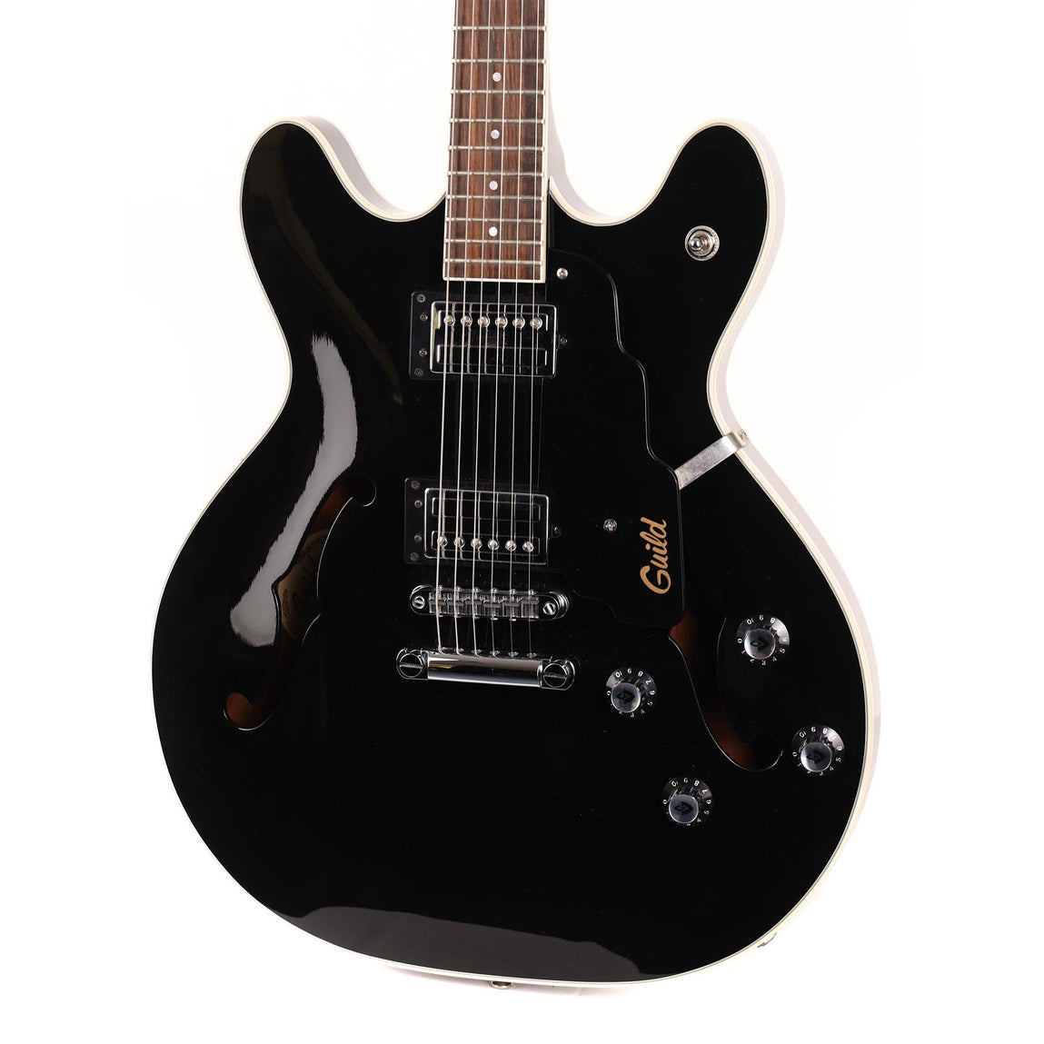 1997 Guild Starfire IV Black | The Music Zoo