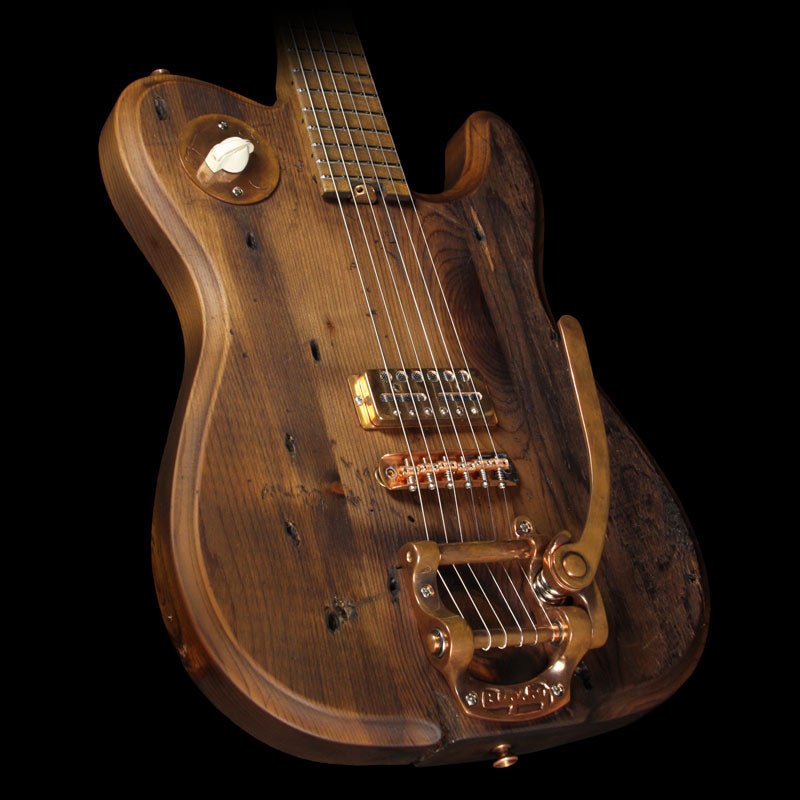 Charvel Custom Shop 2016 NAMM Display Masterbuilt Chip Ellis Style 2 Roasted Reclaimed Pine Electric Guitar — 1