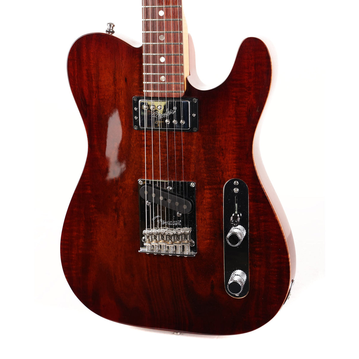 Fender Select Carved Top Telecaster SH Black Cherry Burst 2013 — 5