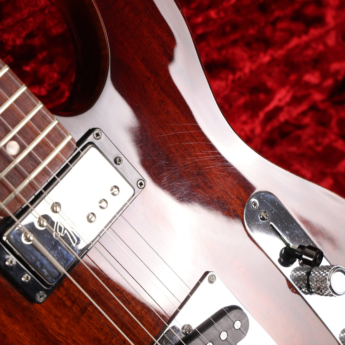 Fender Select Carved Top Telecaster SH Black Cherry Burst 2013 — 6