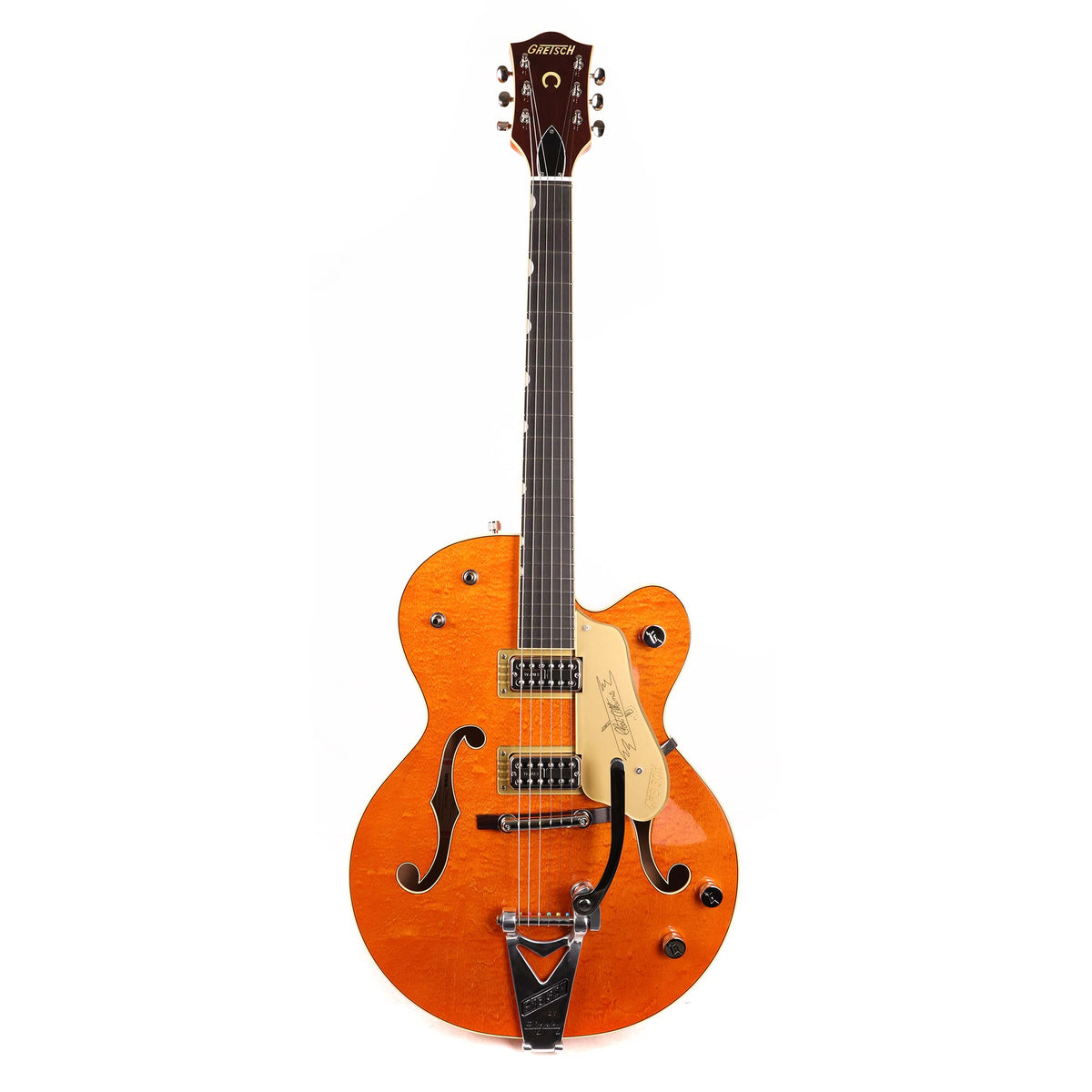 Gretsch G6120T-59GE Vintage Select 1959 Chet Atkins with Bigsby Vintage Orange Stain — 2