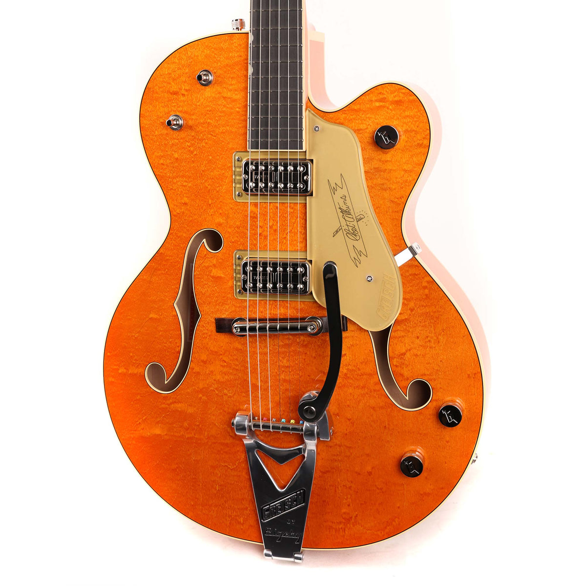 Gretsch G6120T-59GE Vintage Select 1959 Chet Atkins with Bigsby Vintage Orange Stain — 5