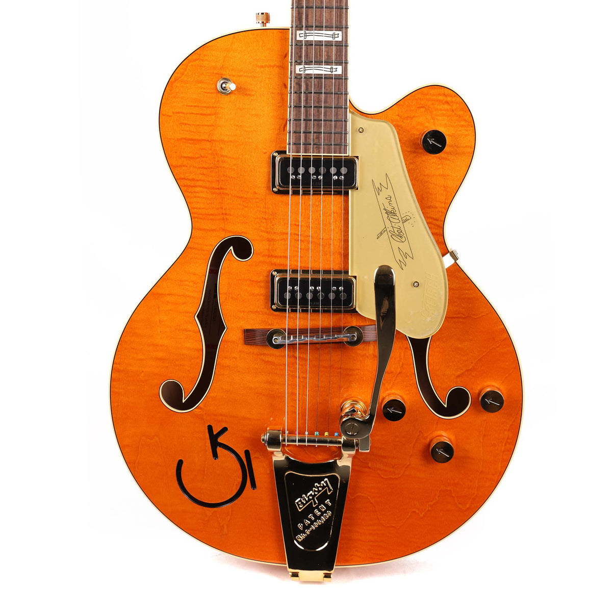 Gretsch G6120T-55GE Vintage Select 1955 Chet Atkins Vintage Orange Stain 2025 — 1