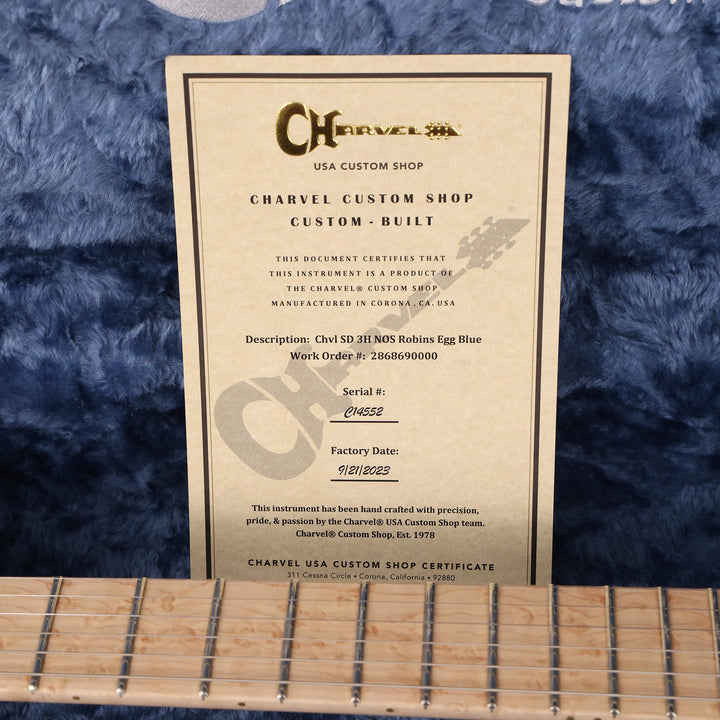 Charvel Custom Shop San Dimas Robins Egg Blue 2023