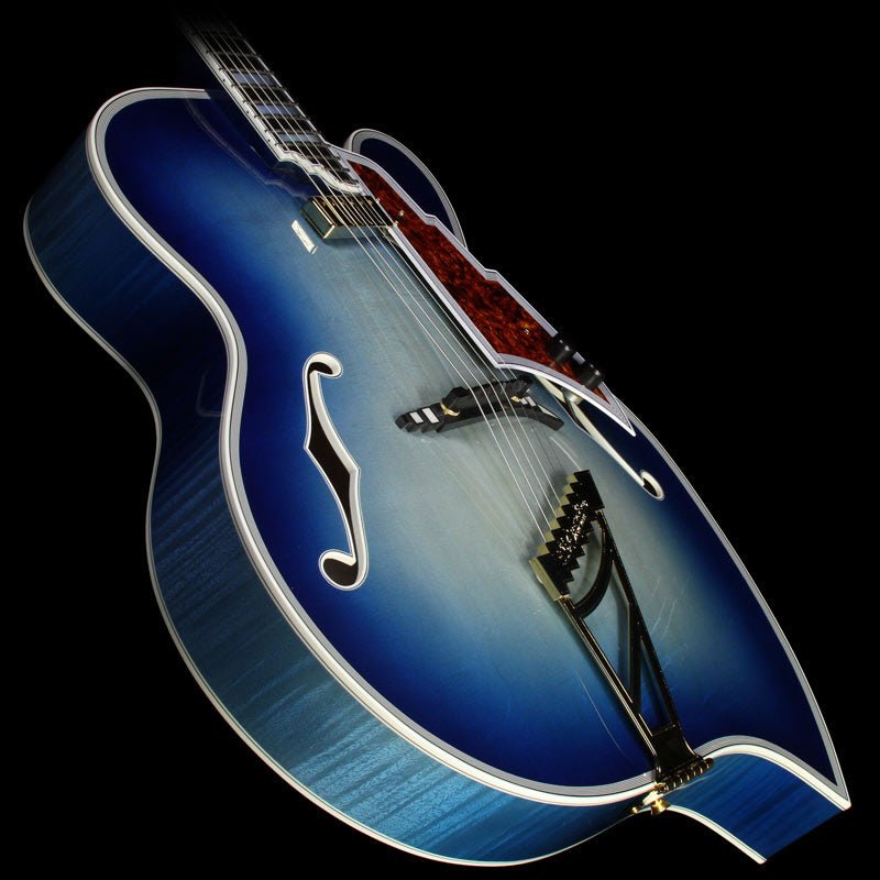 D'Angelico 2016 NAMM Display Masterbuilt Teardrop Archtop Electric Guitar Blueburst — 1