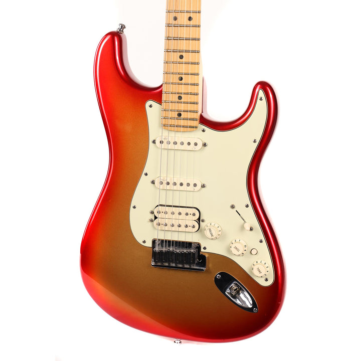 Fender American Deluxe Stratocaster HSS Sunset Metallic 2011