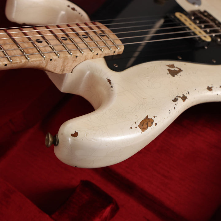 Fender Custom Shop 1969 Stratocaster Masterbuilt Andy Hicks Heavy Relic Frost White 2023