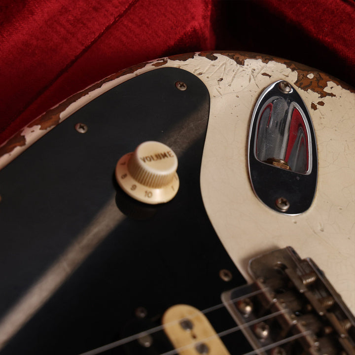 Fender Custom Shop 1969 Stratocaster Masterbuilt Andy Hicks Heavy Relic Frost White 2023