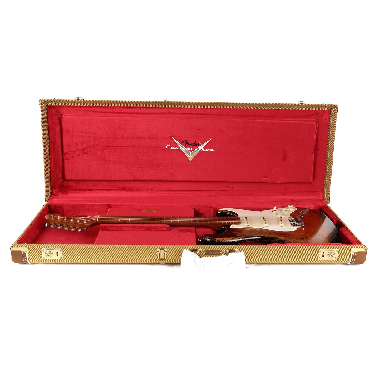 Fender Custom Shop '55 Stratocaster Kyle McMillin Masterbuilt Ultimate Relic 2-Tone Sunburst 2023 — 12